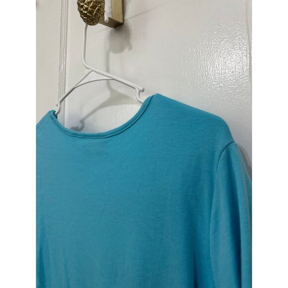 Quacker Factory by Jeanne Bice women’s size large blue t-shirt - Picture 9 of 9